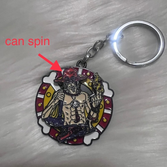 Other - one piece Portgas.D.Ace keychain
